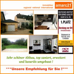 ! Top sanierter, sehr schöner  Altbau mit viel Platz und Wohnkomfort- sehr große Doppelgarage !!