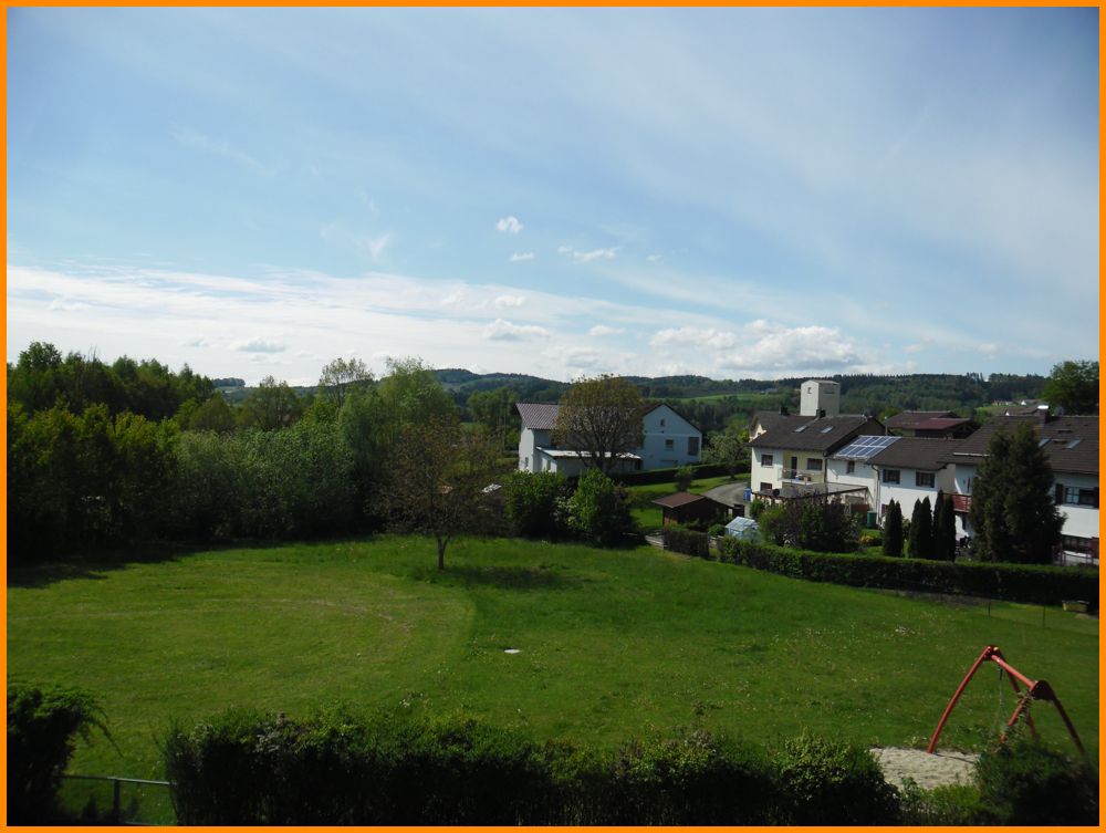 Ausblick vom Balkon