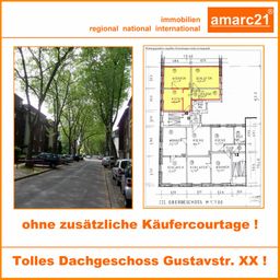 Schöne Dachgeschoßwohnung auf der Gustavstrasse zu verkaufen – !!!! – Top !