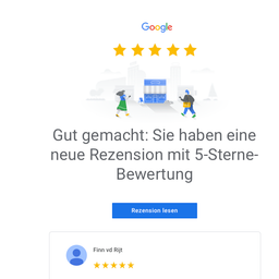 amarc21 Immobilien Weener erstrahlt mit erneuter 5-Sterne-Bewertung bei Google