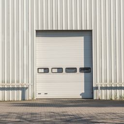 Gewerbehalle mit Fahrzeugwerkstatt