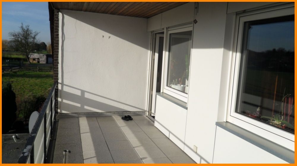 überdachter Balkon