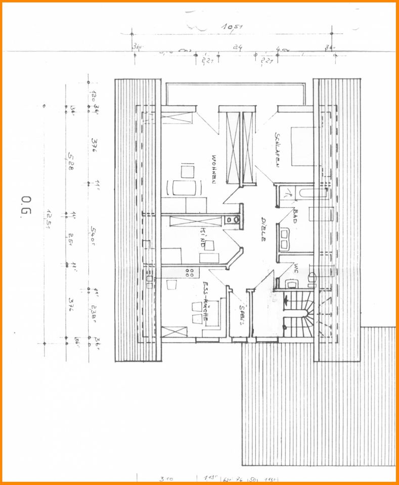 Grundriss der Wohnung