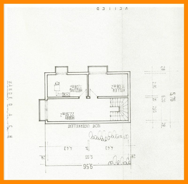 Grundriss Keller