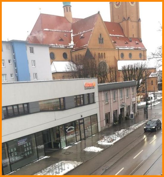 Aussicht vom Balkon