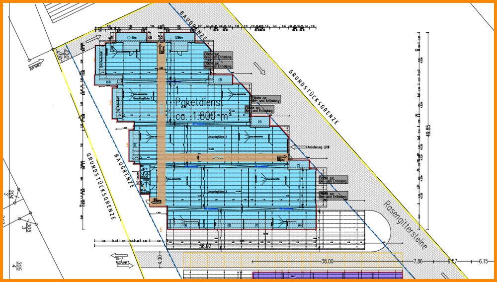 Lageplan_Teilbereich Lagerhalle